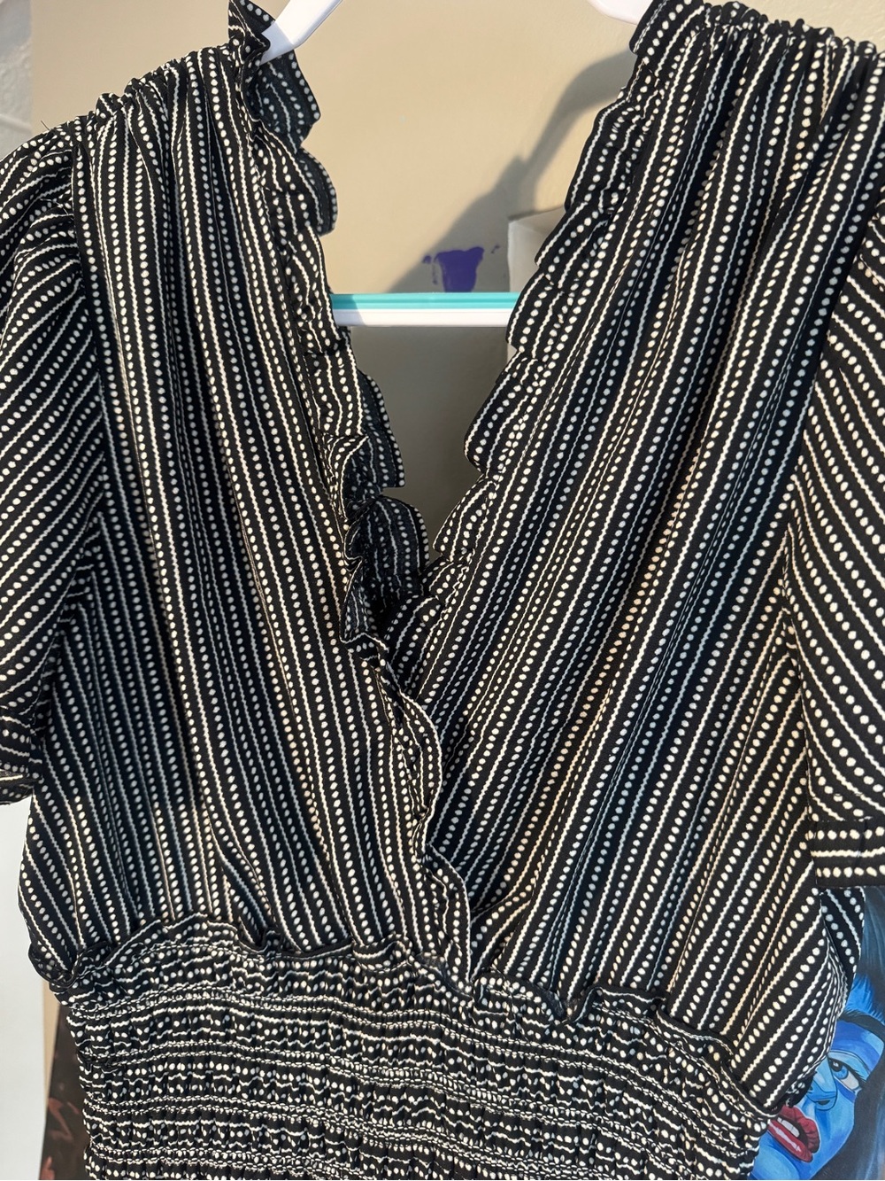 NWT Max Studio Cinch Waist Wide Leg Jumpsuit - Bell Sleeve - Medium - Picture 8 of 16